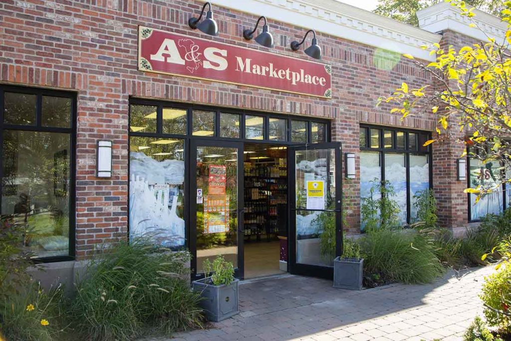 Front of A&S Marketplace